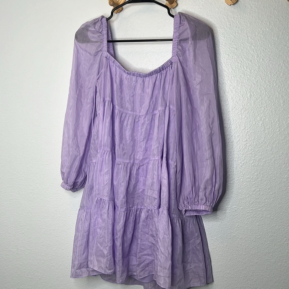 Alice + Olivia Rowan Tiered Babydoll Dress - Picture 10 of 10